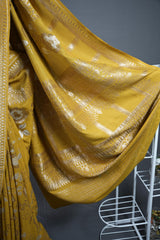Banarasi Tussar Georgette - Yellow