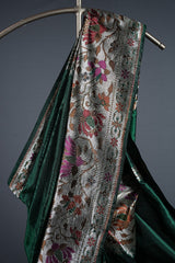 Banarasi Silk - Dark Green