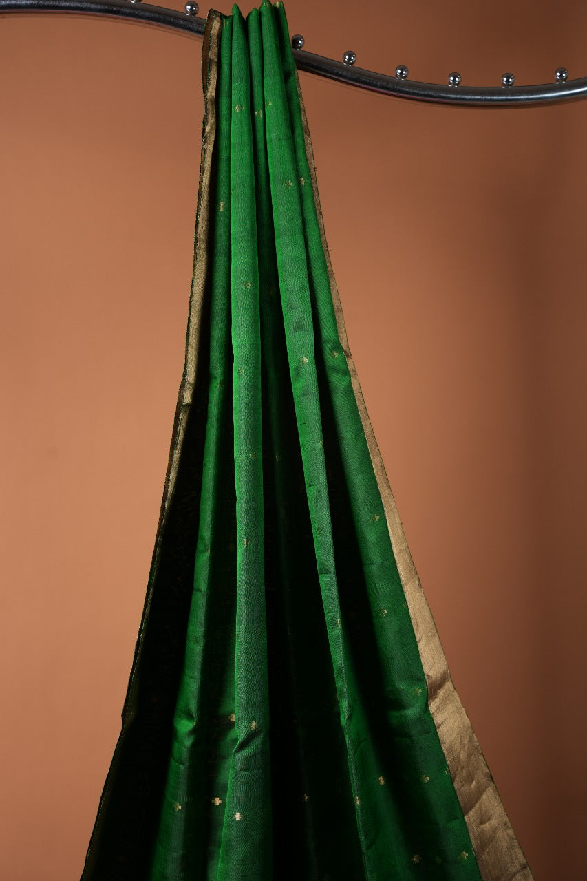Lightweight Pattu - Bottle Green