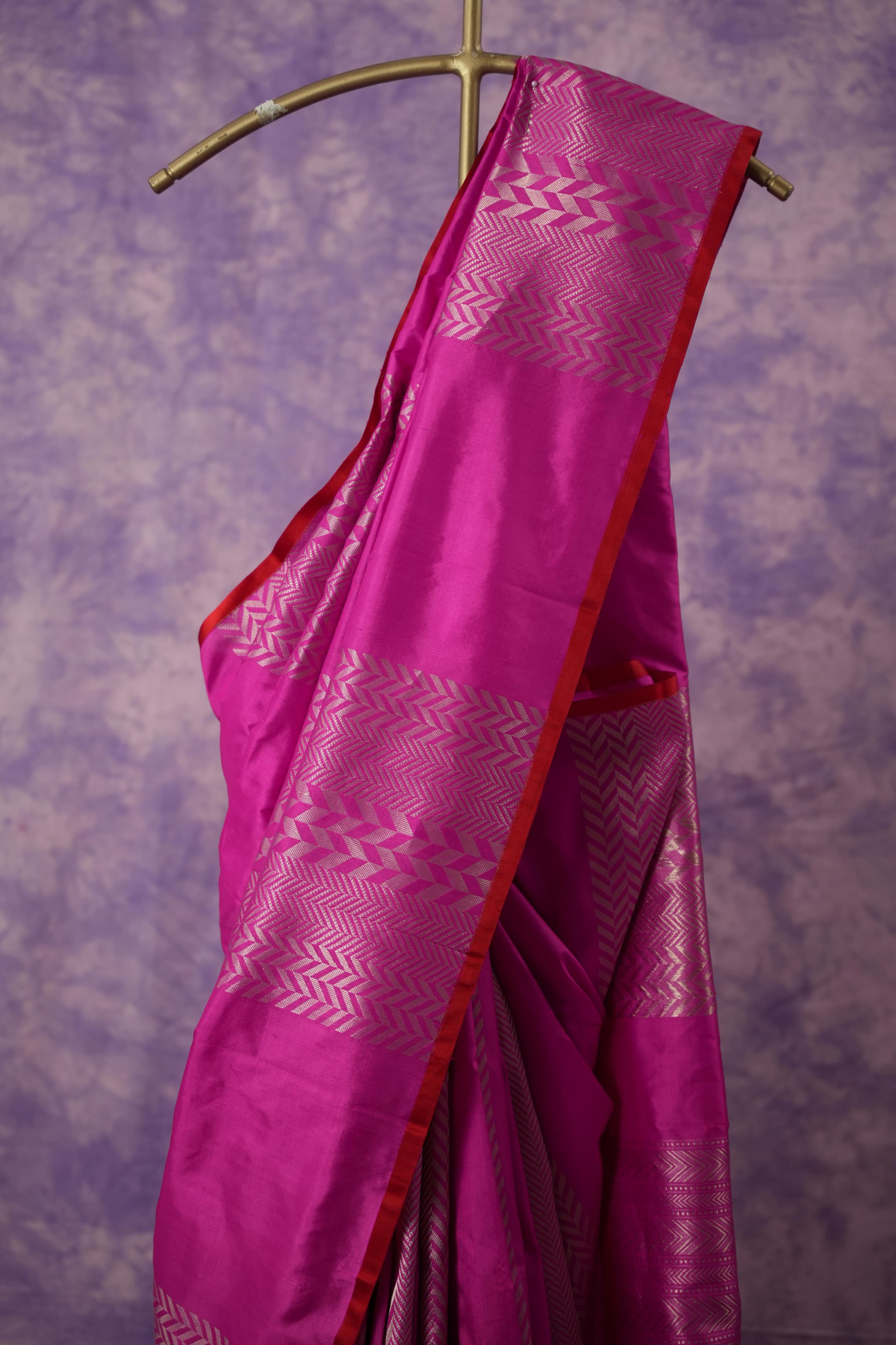 Banarasi Silk - Magenta Pink
