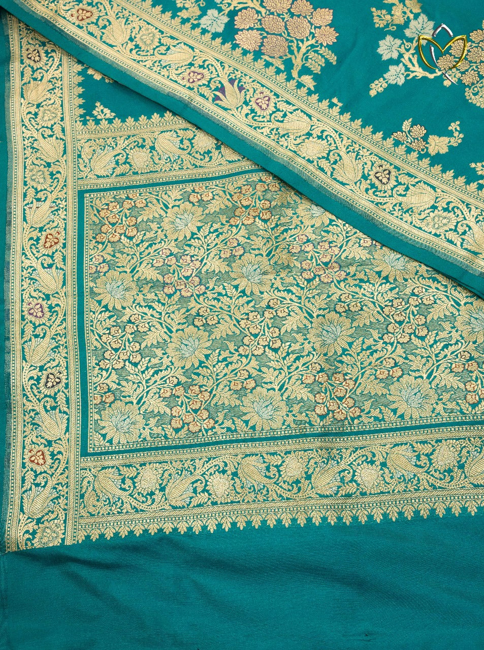 Banarasi Pattu - Turquoise Blue